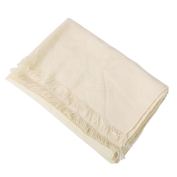 HERMES White Scarf - Picture 1 of 9